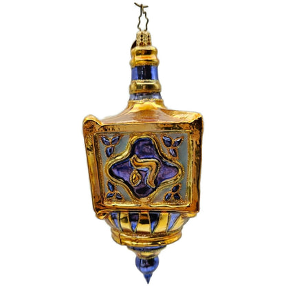 Christopher Radko Dream Spinner Gold Dreidel Hanukkah Christmas Ornament 1011277