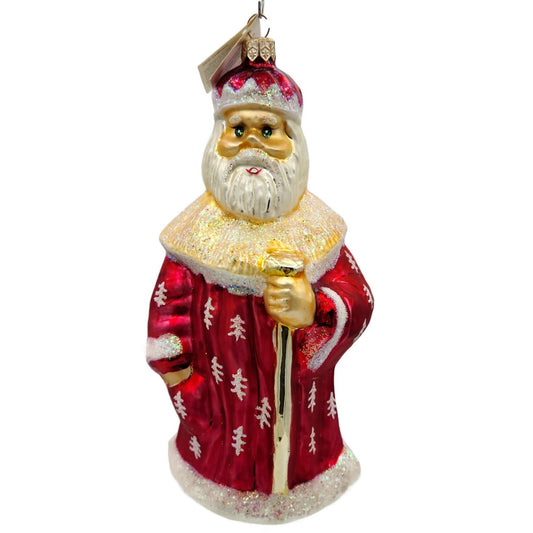 Christopher Radko Christmas King Red Robe Holiday Tree Ornament 96-147-0