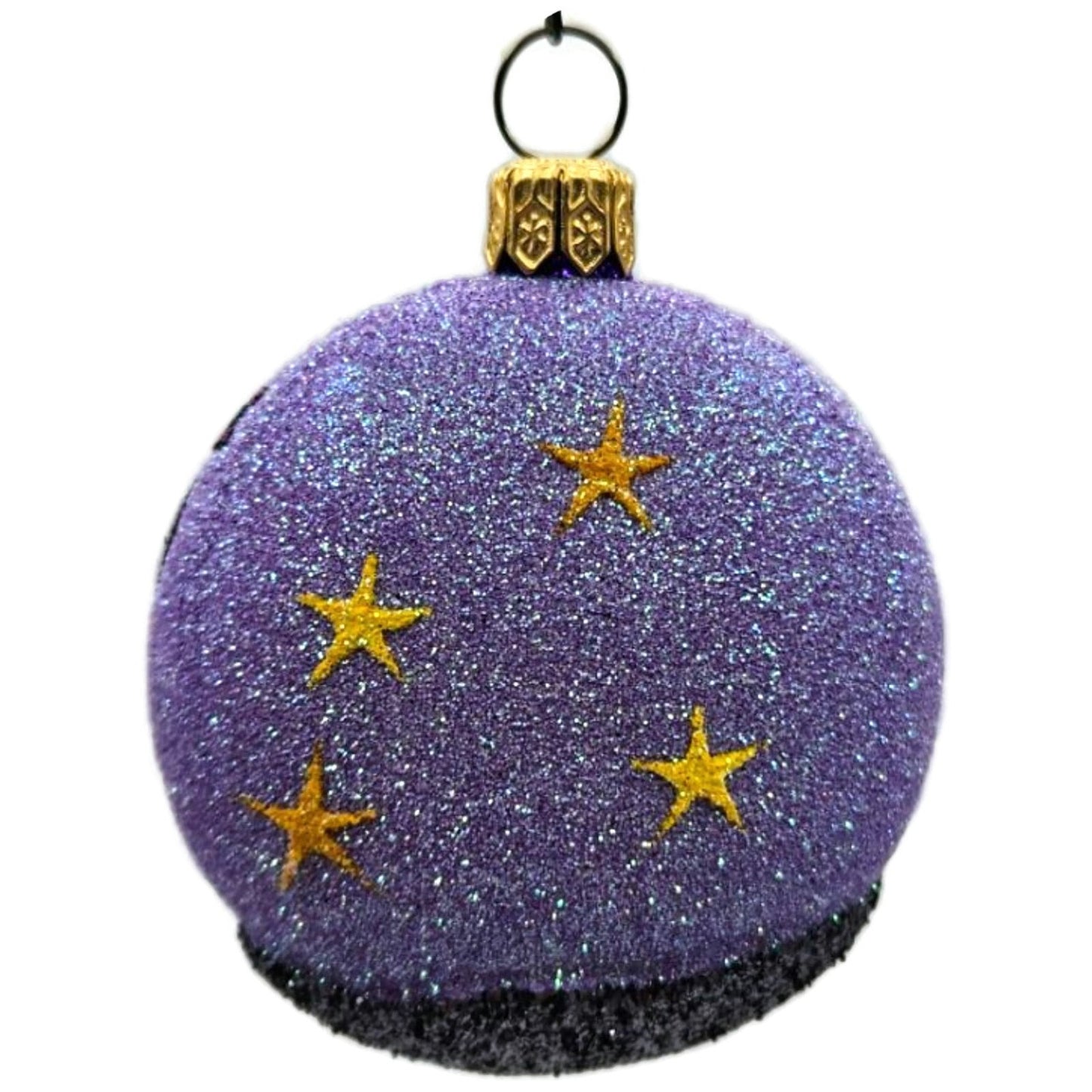Patricia Breen Dracula's Garden Purple Glass Halloween Christmas Ornament 2558