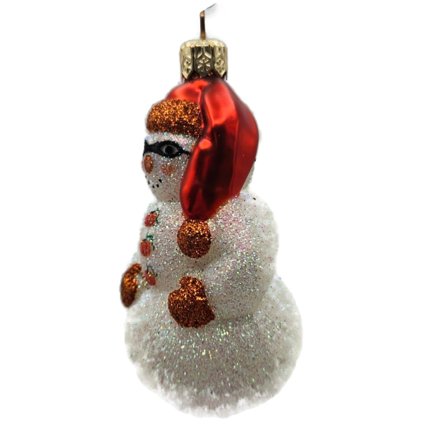 Patricia Breen Snowman Incognito Orange Pumpkins Halloween Christmas Ornament