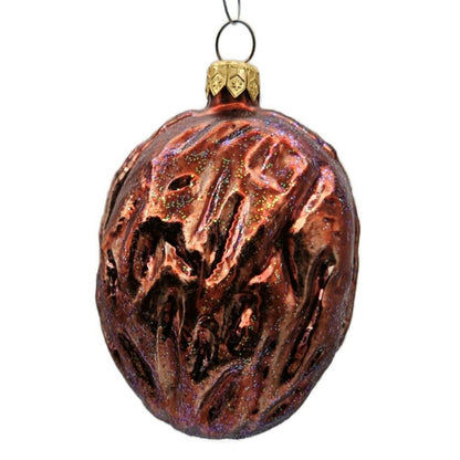 Christopher Radko Jumbo Walnut Brown Fall Christmas Tree Ornament 95-249-0