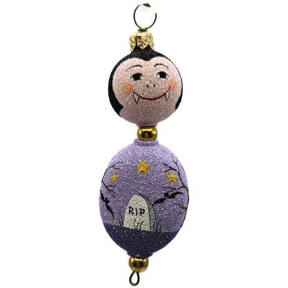 Patricia Breen Kinley Kinetics II The Count Moon Purple Halloween Ornament CATZ