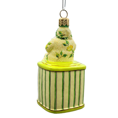 Patricia Breen Tea Time Santa Lemons Spring Party Free Standing Holiday Ornament