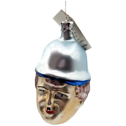 Christopher Radko Charlie Chaplin Hand Blown Glass Christmas Tree Ornament