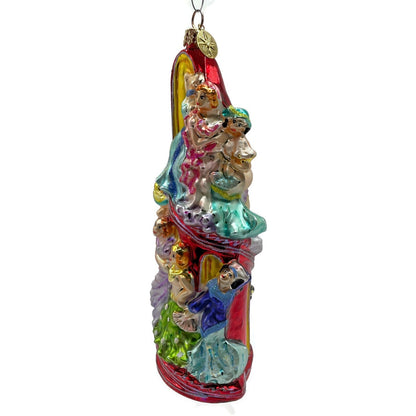 Christopher Radko Nine Ladies Dancing 12 Days Of Christmas Tree Holiday Ornament