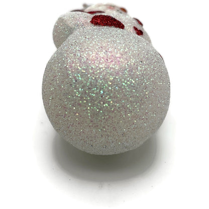 Patricia Breen Loving Snowman White Red Hearts Valentines Day Christmas Ornament