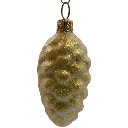 Patricia Breen Walk in The Woods Spruce Cone Yellow Fall Christmas Tree Ornament