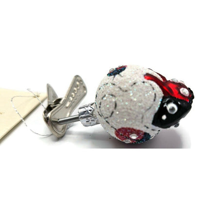 Patricia Breen Ultra Miniature Chameleon Ladybug Insect Clip Christmas Ornament