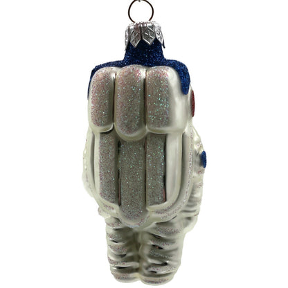 Patricia Breen A Walk on the Moon Spaceman Glittered Helmet Christmas Ornament