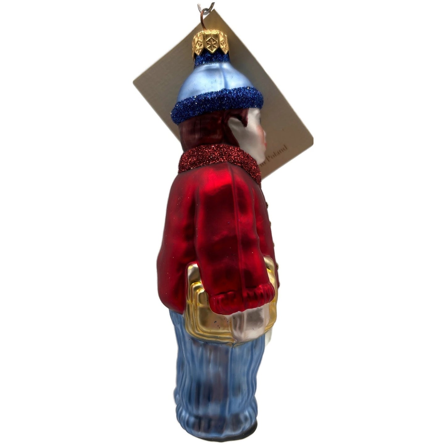 Patricia Breen Henrys First Day of School Red Blue Boy Christmas Ornament 9719