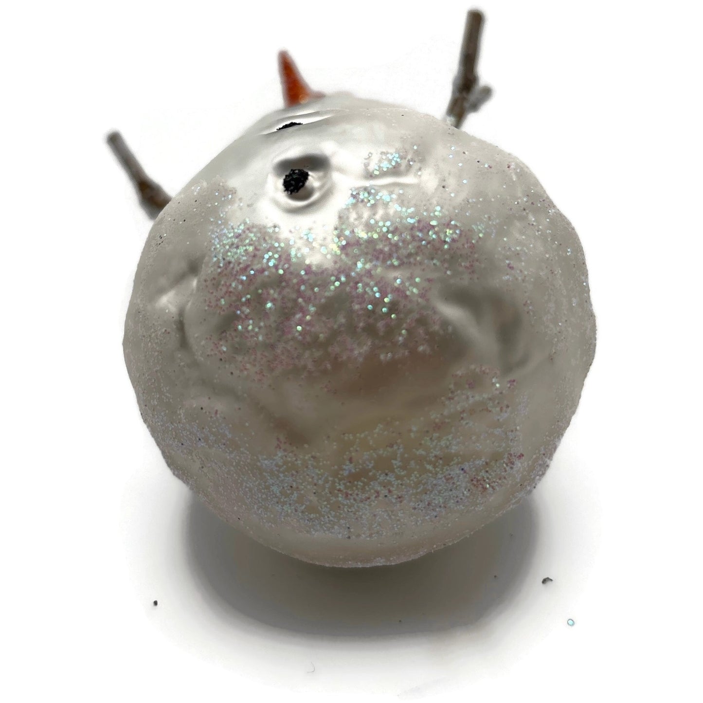 Sikora Weihnachtswelt Snowman With Branches Winter Glass Christmas Tree Ornament