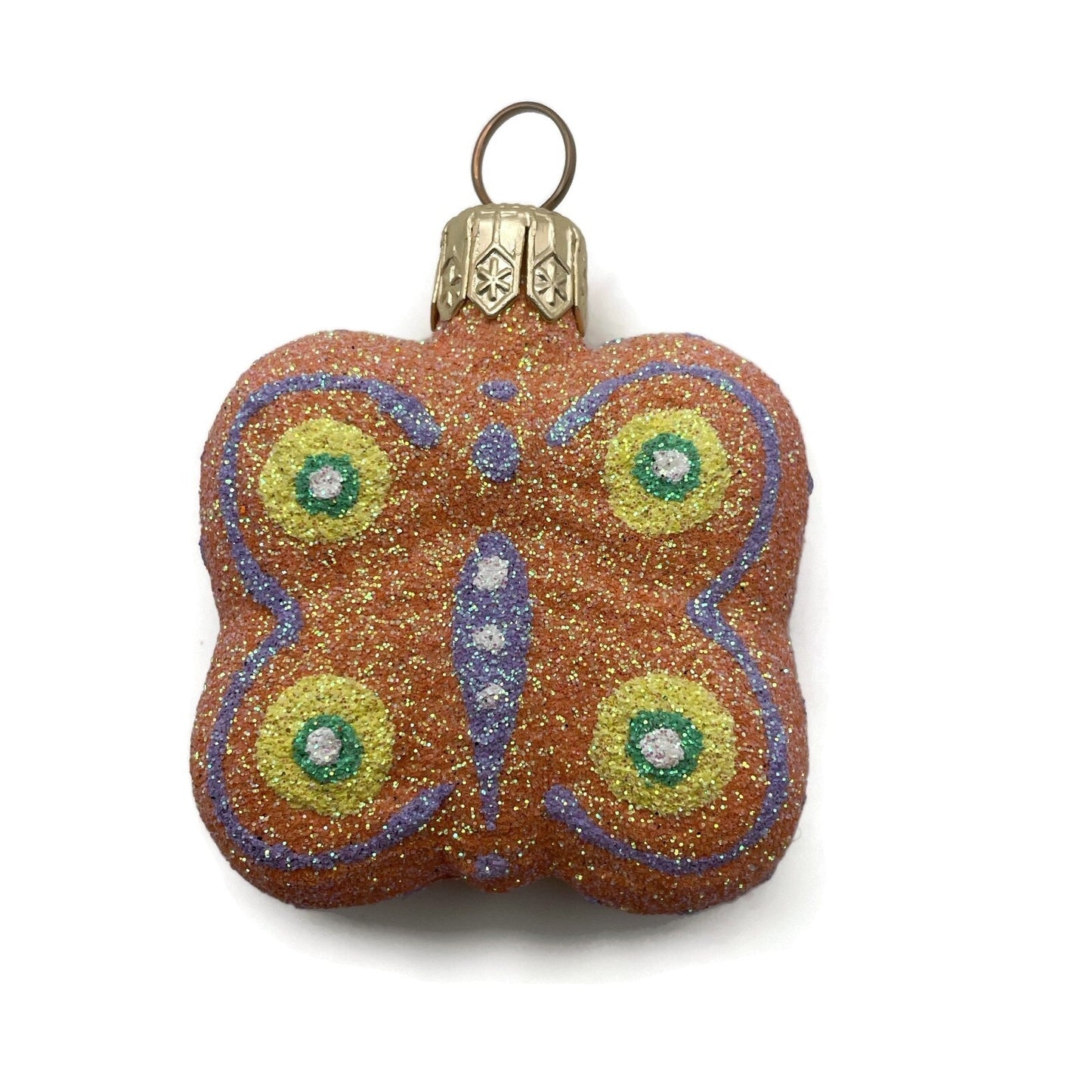 Patricia Breen Butterfly Peach Insect Bug Spring Holiday Christmas Tree Ornament
