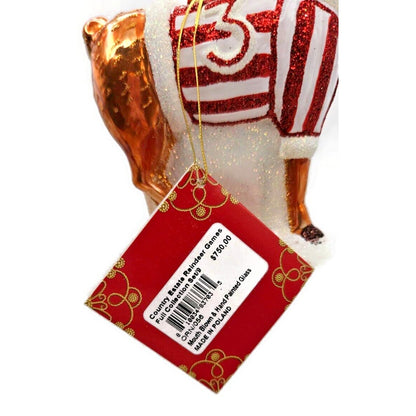 Juliska Country Estate Reindeer Games Donner the Reindeer Christmas Ornament