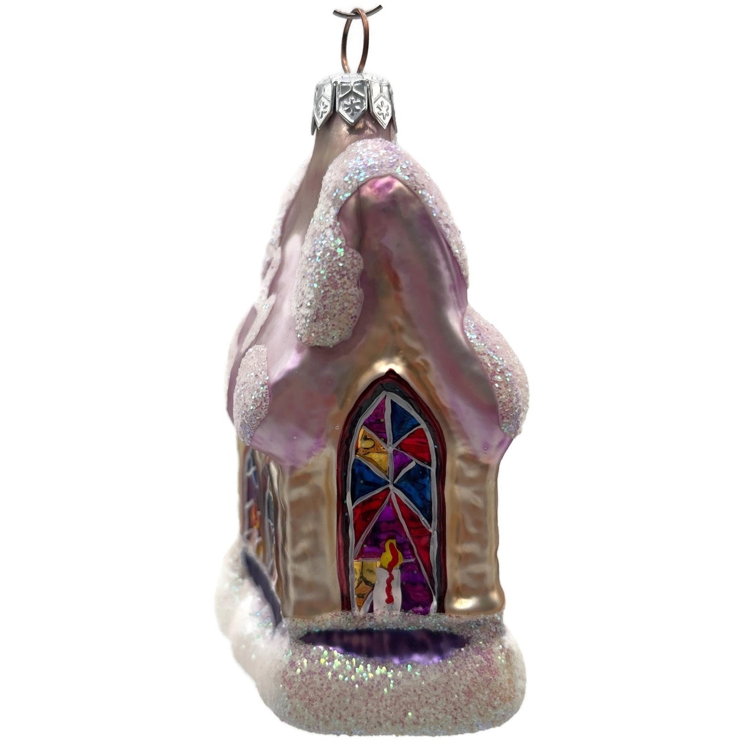 Christopher Radko Midnight Mass Chapel Church Christmas Tree Ornament 94-913-3