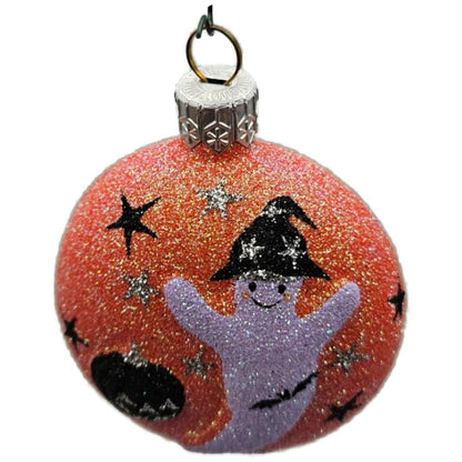 Patricia Breen Halloween Ghostly Medallion Black Pumpkin Star Christmas Ornament