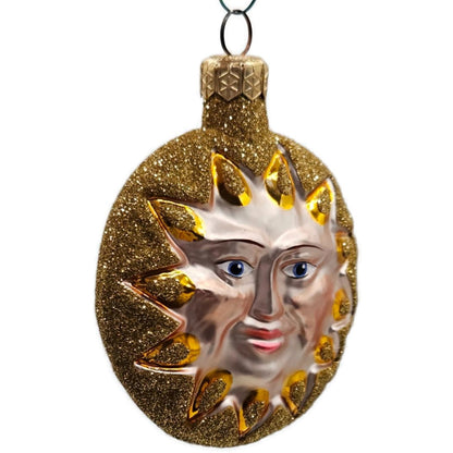 Patricia Breen Sunflower Sun Glittered Tips Gold Summer Christmas Ornament 9516
