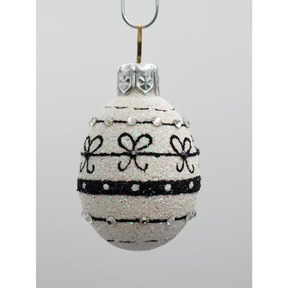 Patricia Breen Miniature Egg Beribboned and Bowed Easter Spring Holiday Ornament