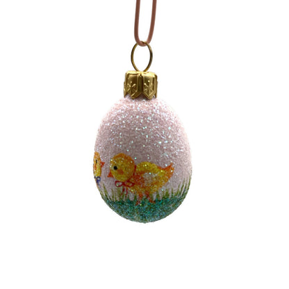 Patricia Breen Miniature Egg Fine Pair Chicks Easter Christmas Tree Ornament