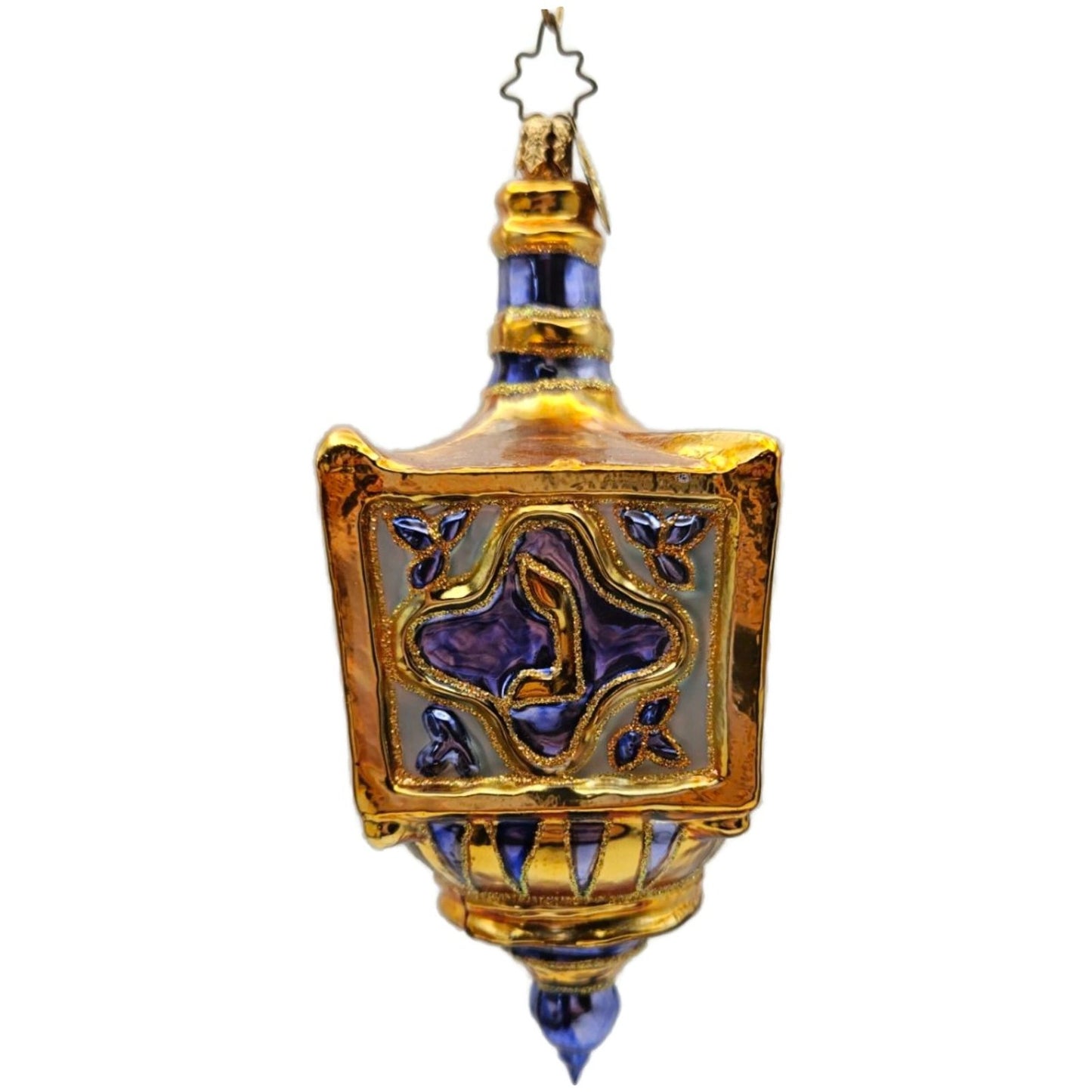 Christopher Radko Dream Spinner Gold Dreidel Hanukkah Christmas Ornament 1011277