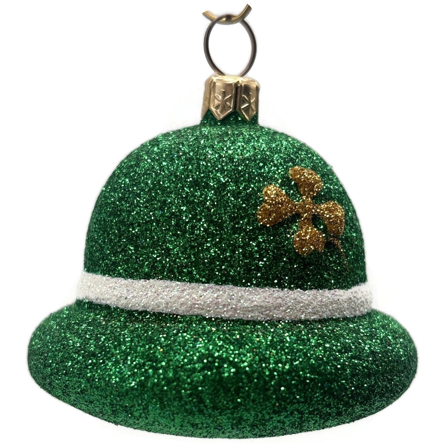 Patricia Breen A Walk In Dublin Leprechaun Hat Shamrocks St. Patrick's Ornament