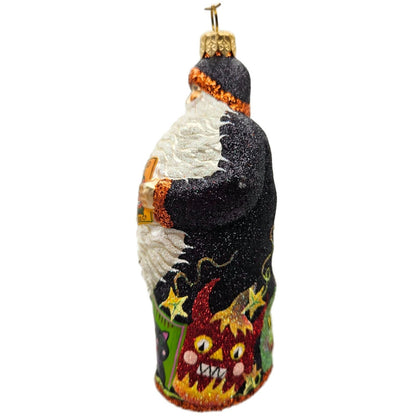 Patricia Breen Sowing Time Santa Claus Black Frankenstein Halloween Ornament HCB