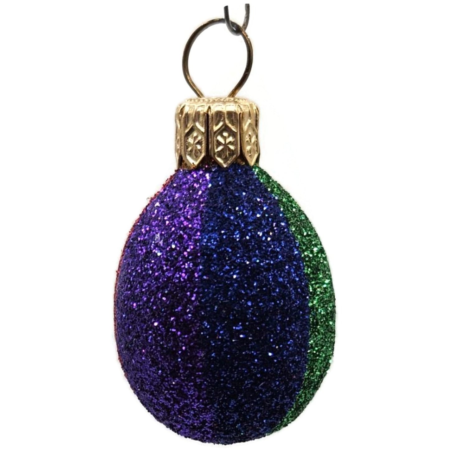 Patricia Breen Miniature Egg Rainbow Shines Easter Purple Christmas Ornament