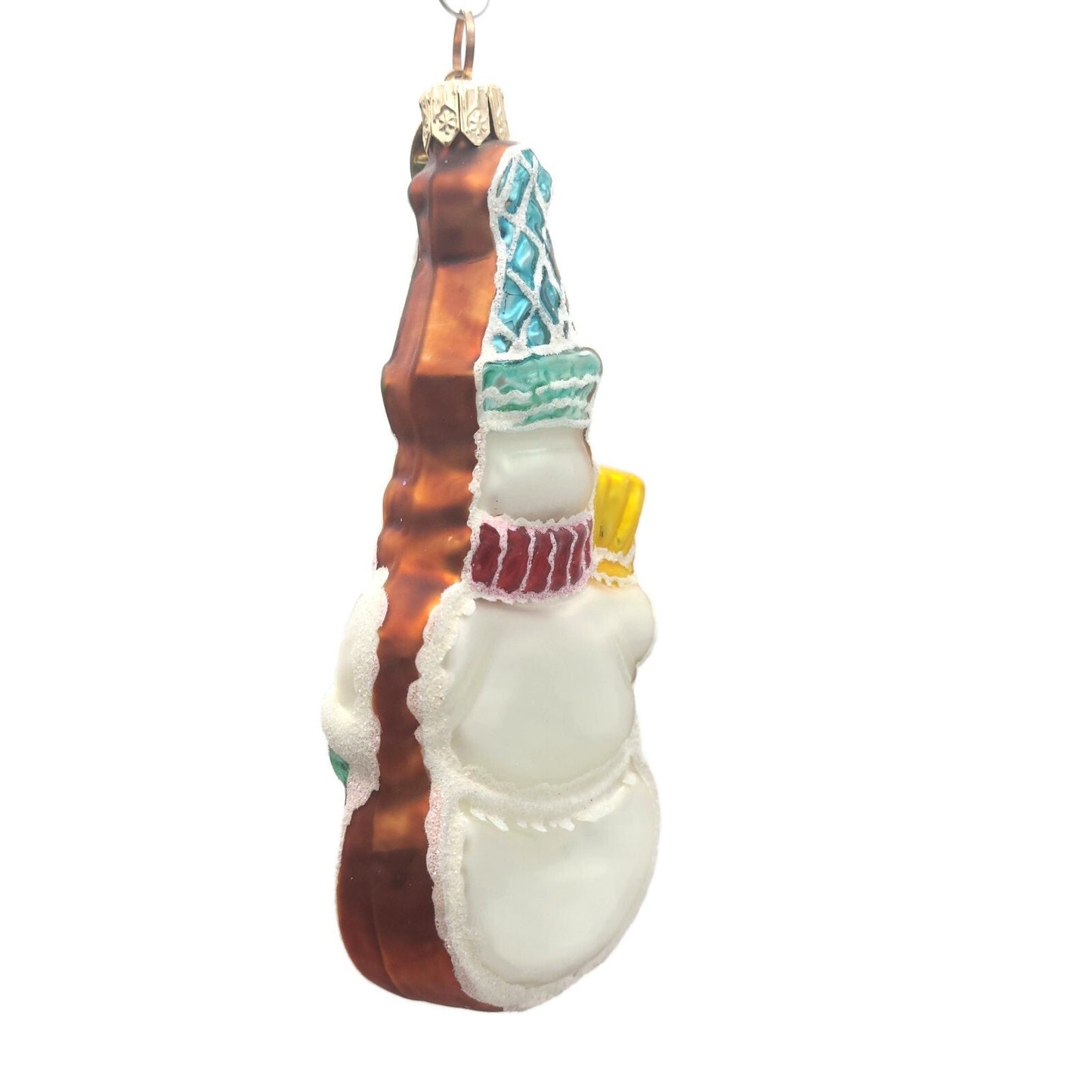 Christopher Radko Cookie Cut Frosty Gem Snowman Christmas Tree Ornament 0107800