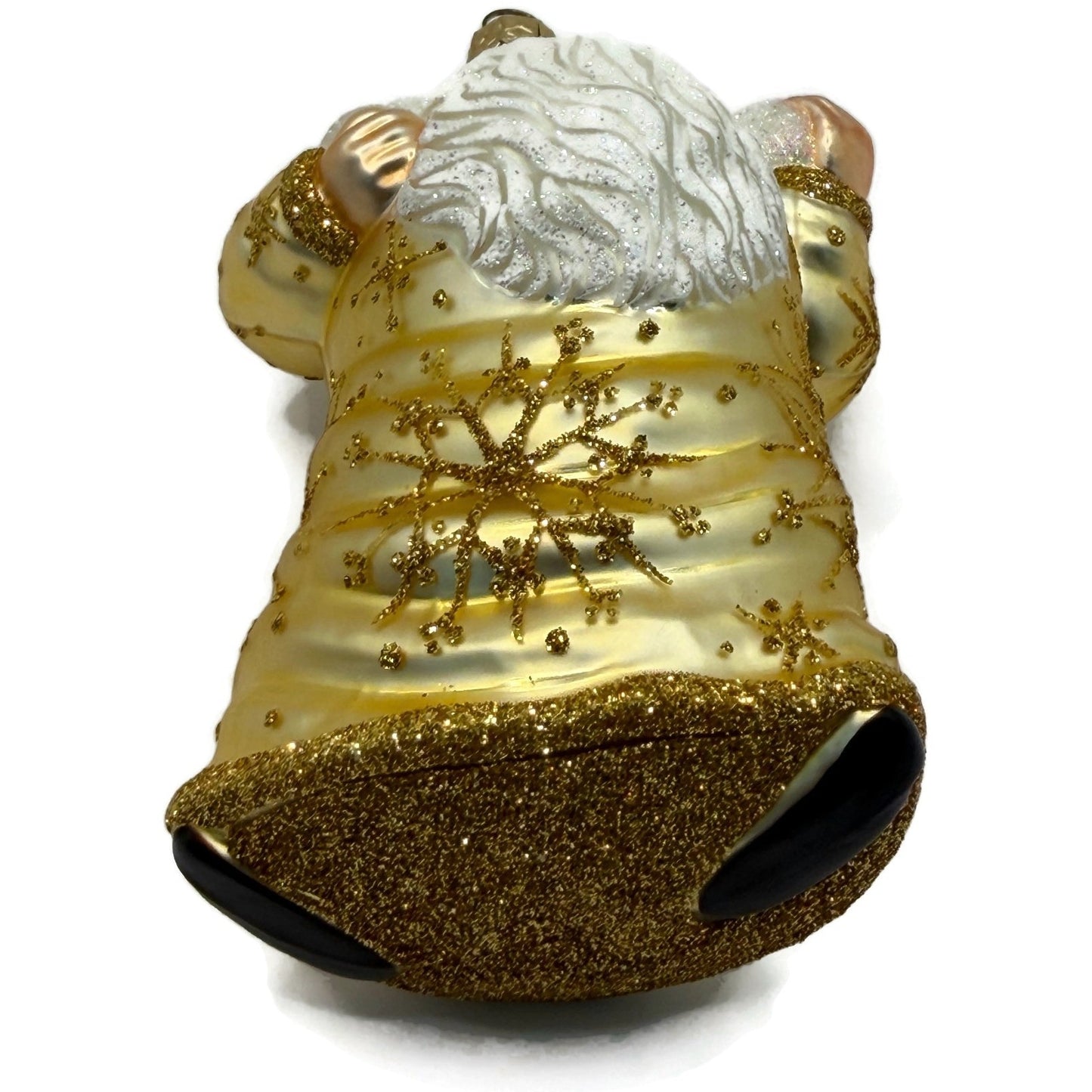 Patricia Breen Snowball Santa Claus Gold Snowflakes Christmas Tree Ornament 2256