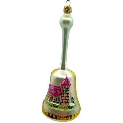 Christopher Radko Church Bell Silver Handle Christmas Ornament 93-295-0 Vintage