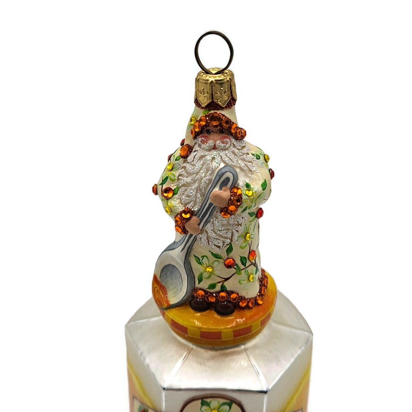 Patricia Breen Loving Spoonful Orange Marmalade Santa Christmas Ornament 2920