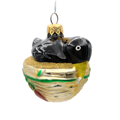 Patricia Breen Nesting Instinct Black Acorns Christmas Holiday Tree Ornament
