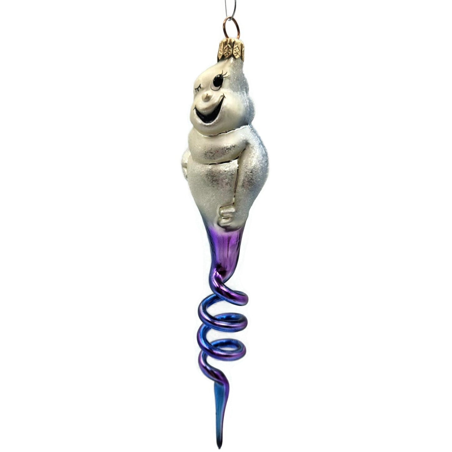 Christopher Radko Ghost Spirit Swirl Halloween Christmas Tree Ornament 99-070-0