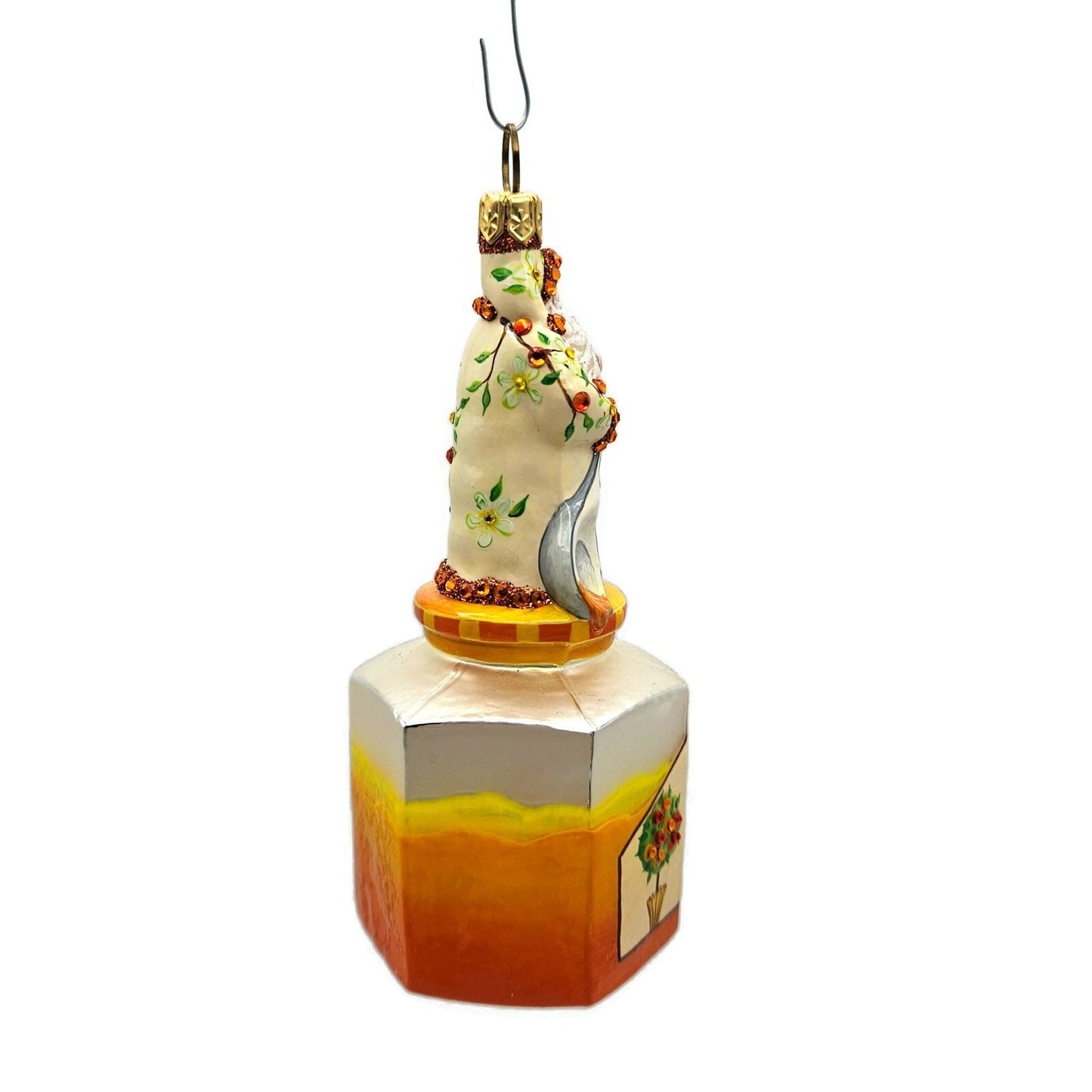 Patricia Breen Loving Spoonful Orange Marmalade Santa Spring Christmas Ornament