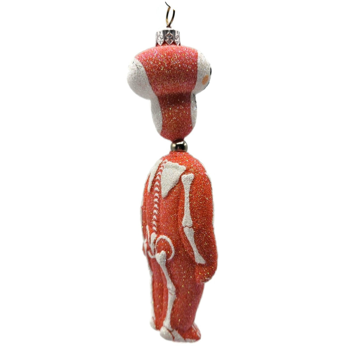 Patricia Breen Kinetic Skelton Orange Halloween Christmas Tree Ornament 2325