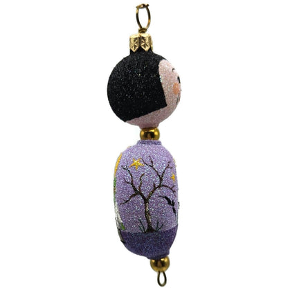 Patricia Breen Kinley Kinetics II The Count Moon Purple Halloween Ornament CATZ