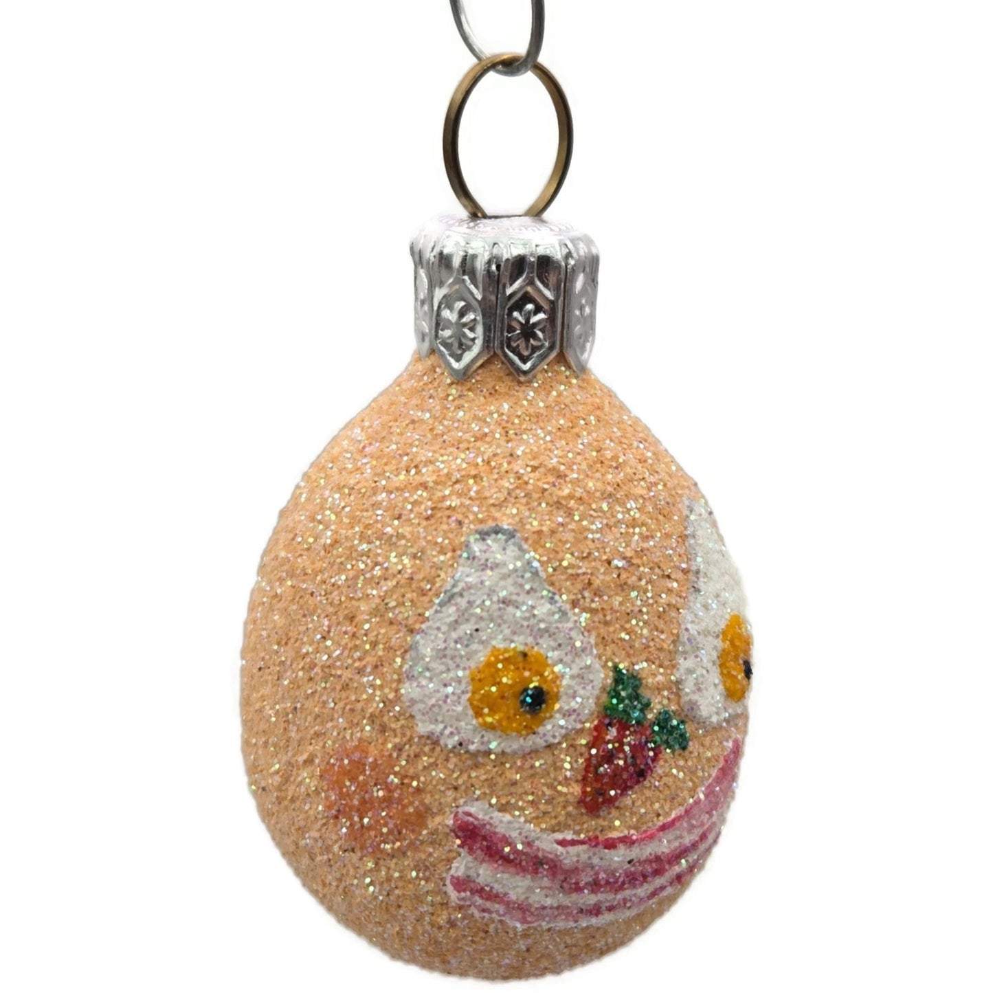 Patricia Breen Miniature Egg Breakfast Bacon Easter Christmas Ornament 2451