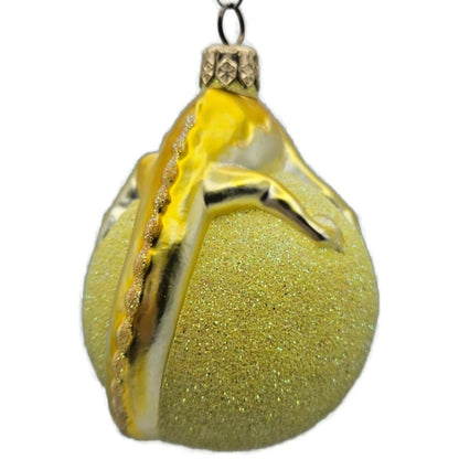 Patricia Breen Chameleon Yellow Glittered Spring Christmas Holiday Tree Ornament