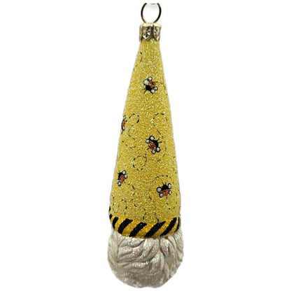Patricia Breen Winter Sage Bee Beeskep Santa Head Spring Christmas Ornament 2655