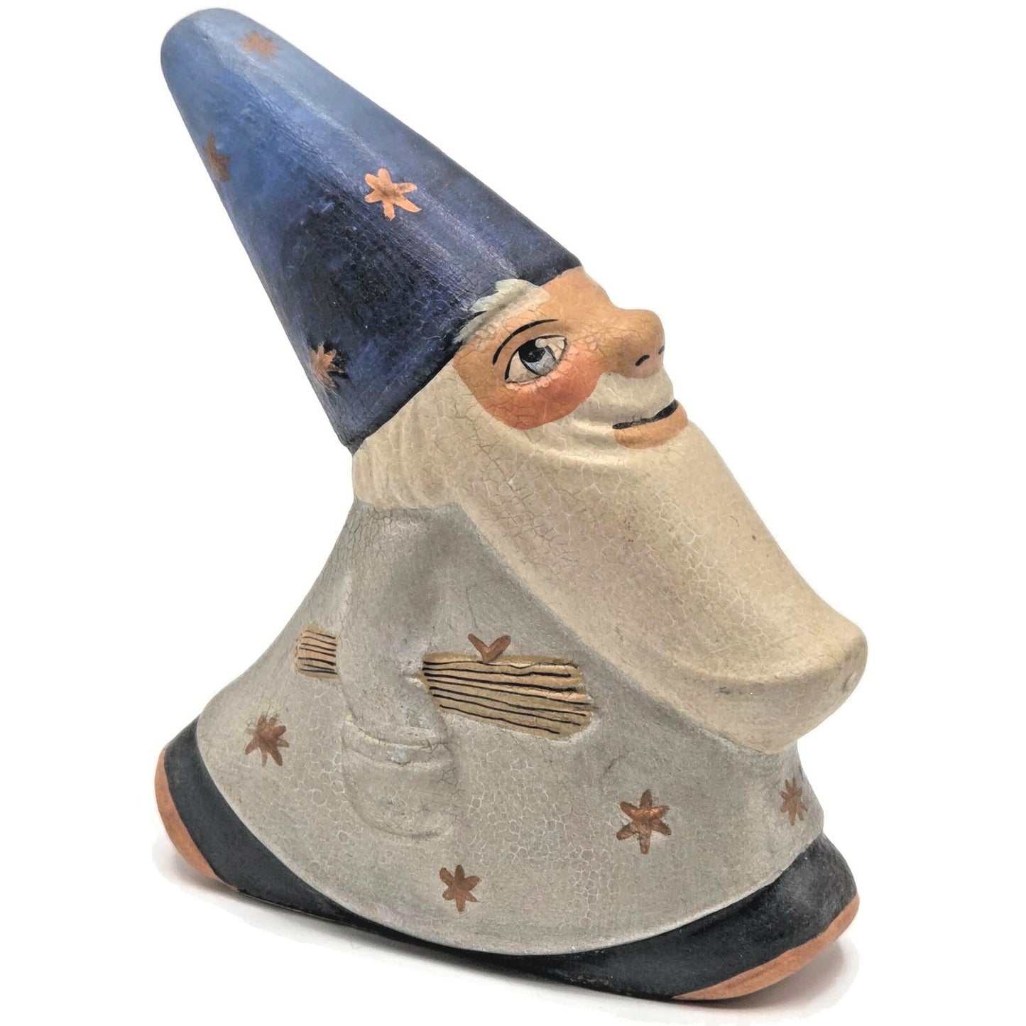 Vaillancourt Millennium Father Christmas in Silver and Copper Figurine 2000