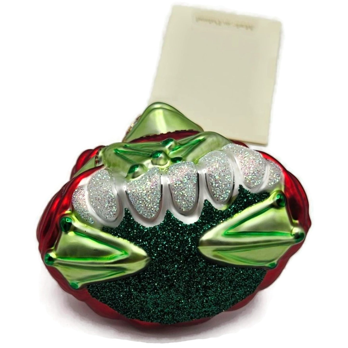 Patricia Breen Josephine Frog Queen Red Green Animal Christmas Tree Ornament