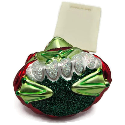 Patricia Breen Josephine Frog Queen Red Green Animal Christmas Tree Ornament