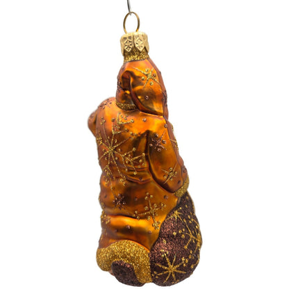 Patricia Breen Five Golden Rings Santa Claus 12 Days Bronze Christmas Ornament