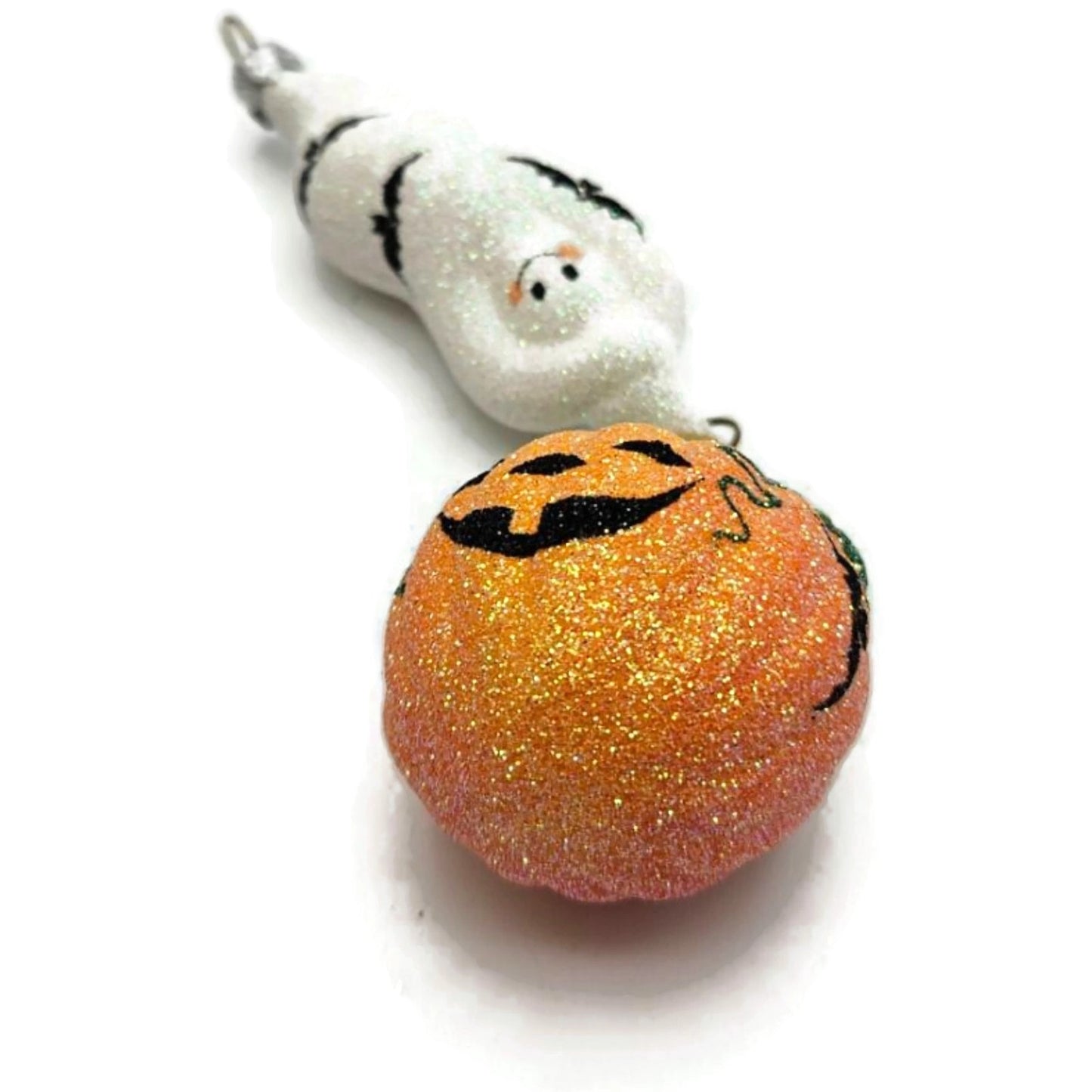 Patricia Breen Topsy Turvy Ghost Bat Jack-O-Lantern Halloween Christmas Ornament