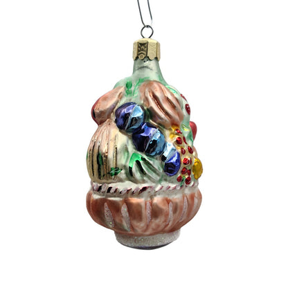 Christopher Radko Harvest Basket Fall Vegetables Fruit Christmas Ornament 94-233
