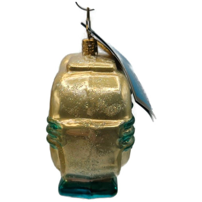 Christopher Radko Memory Waves Gold Vintage Radio Christmas Ornament Rare