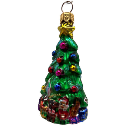 Christopher Radko Spruced Up Spruce Little Gems Holiday Glass Ornament 97-152-0