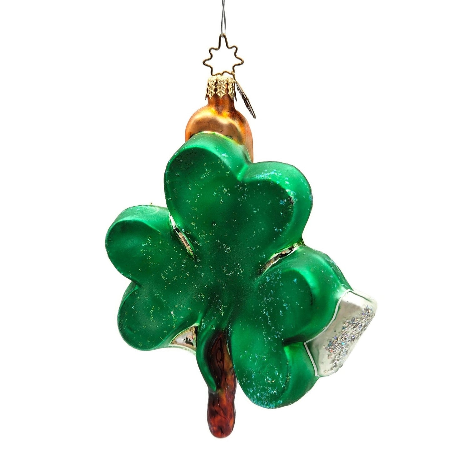 Christopher Radko Shillelaghans Clover Leaf Shamrock St Patrick Ornament 0103600