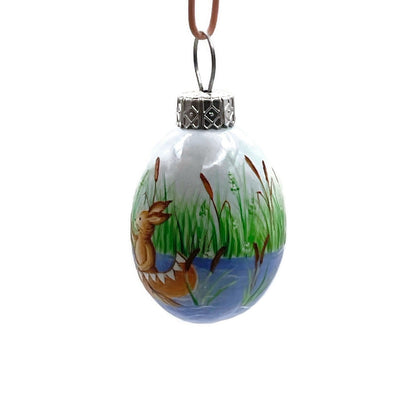 Patricia Breen Miniature Egg Questing Bunny Boat Easter Christmas Tree Ornament