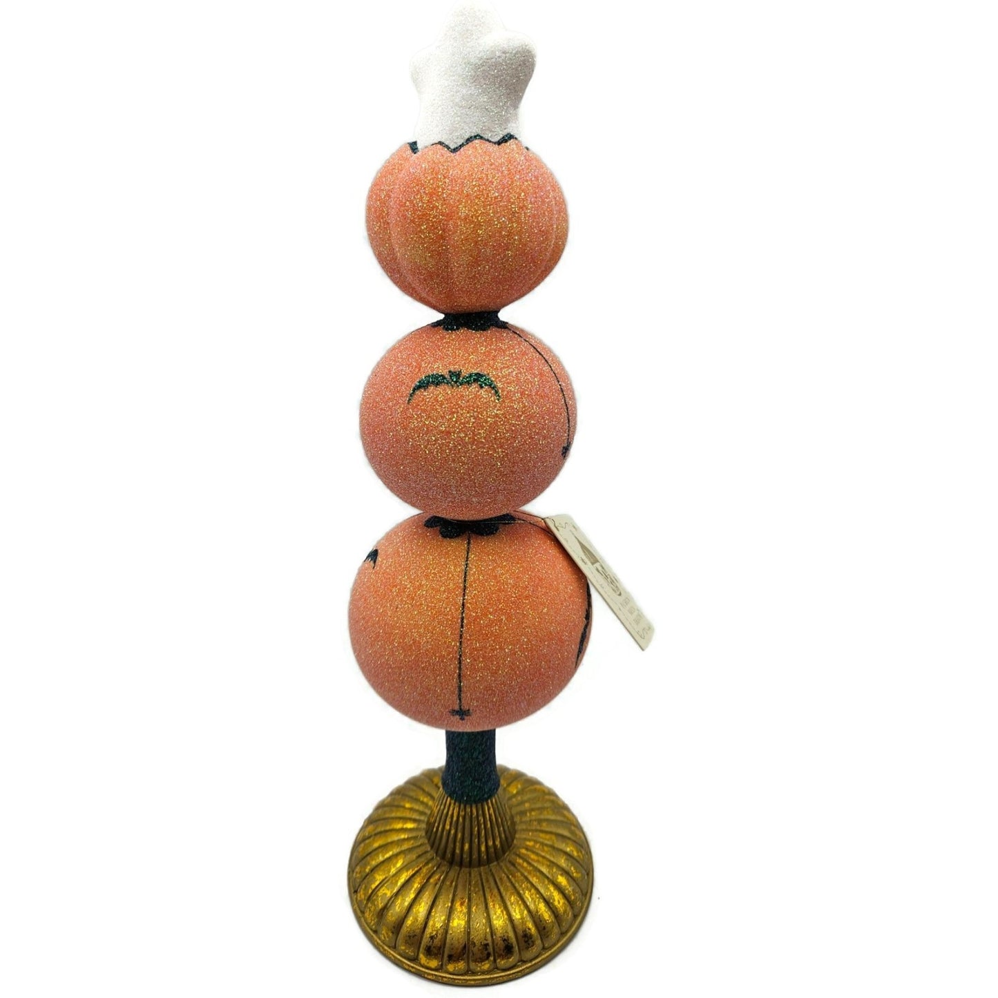 Patricia Breen Ghostly Finial Bats Spiders Jack-O-Lantern Halloween Tree Topper