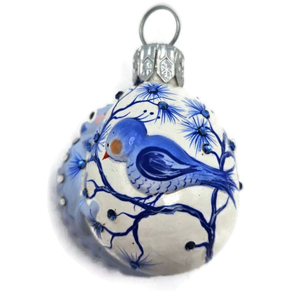 Patricia Breen Springtime Chameleon Blue Bird Spring Christmas Ornament